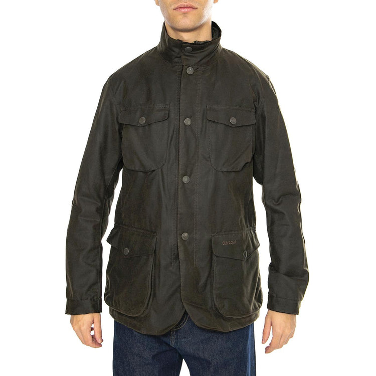 Ogston Wax Jacket Olive - Giacca Uomo Verde MWX0700-OL51 . BARBOUR 