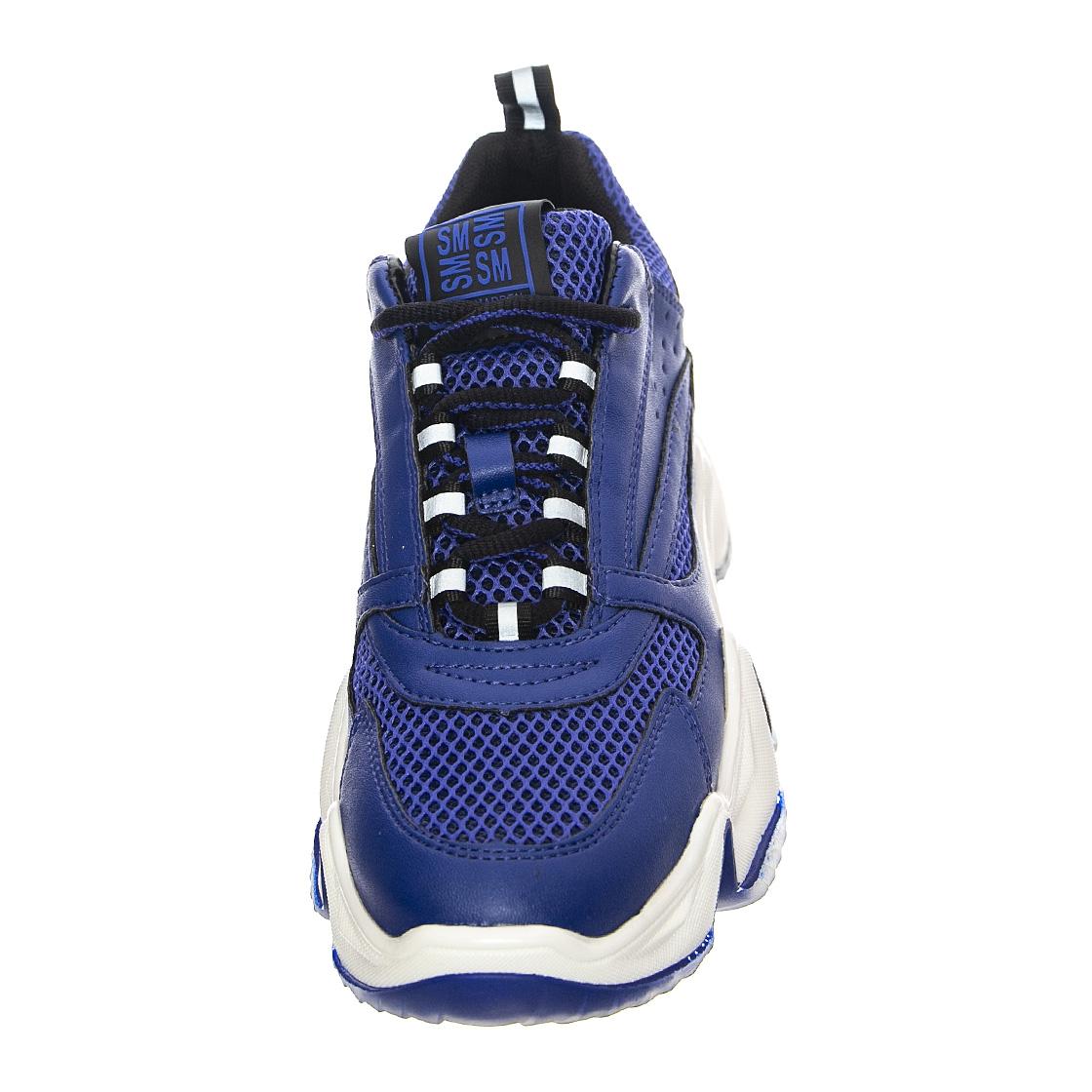 City Soul Blue - Scarpe Stringate Profilo Basso Donna Blu SMPCITY SOUL-COB  STEVE MADDEN 