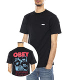 OBEY Art Studio Flowers Tee -- T-shirt Crewneck Homme Noir Homme OBEY