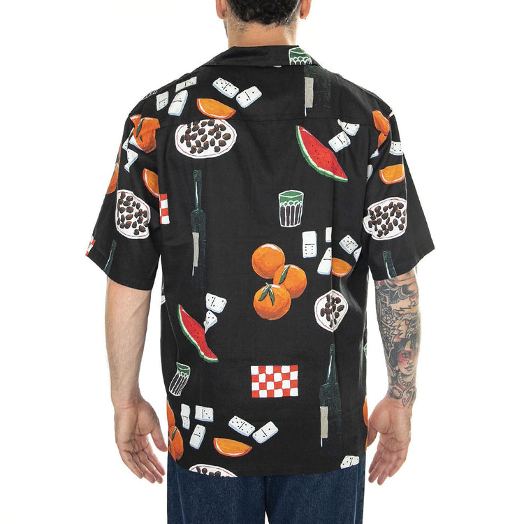 S/S Isis Maria Dinner Shirt Isis Maria Dinner Print, Black - Camicia Maniche Corte Uomo Multicolore I033071.23JXX  CARHARTT WIP 