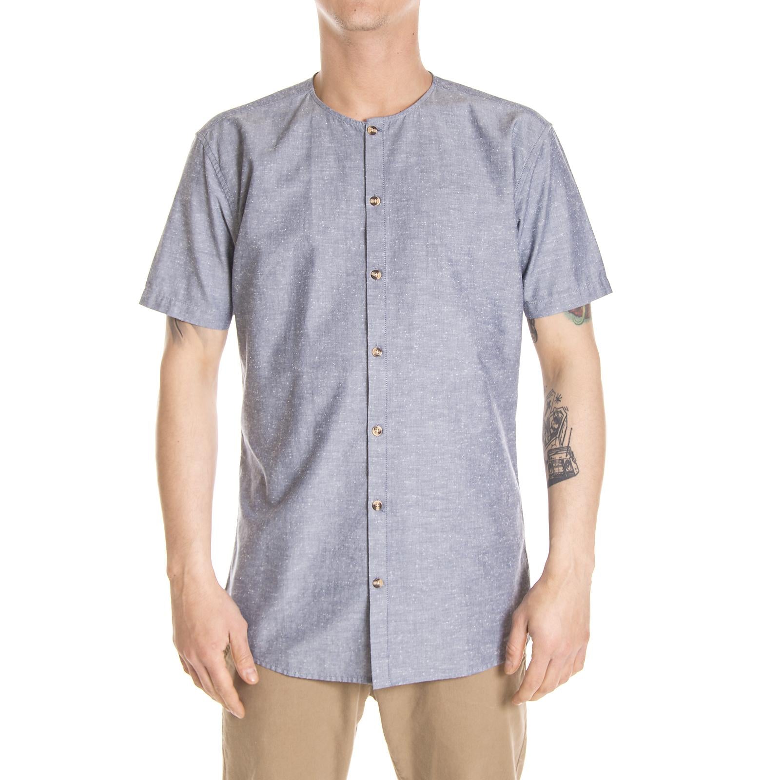 CALZADA S/S SHIRT DARK BLUE 140720083-1003  MINIMUM 