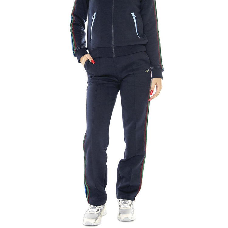 Pant.Tuta XF1647-166 Blue Pants - Pantaloni Donna Blu XF1647-166  LACOSTE 