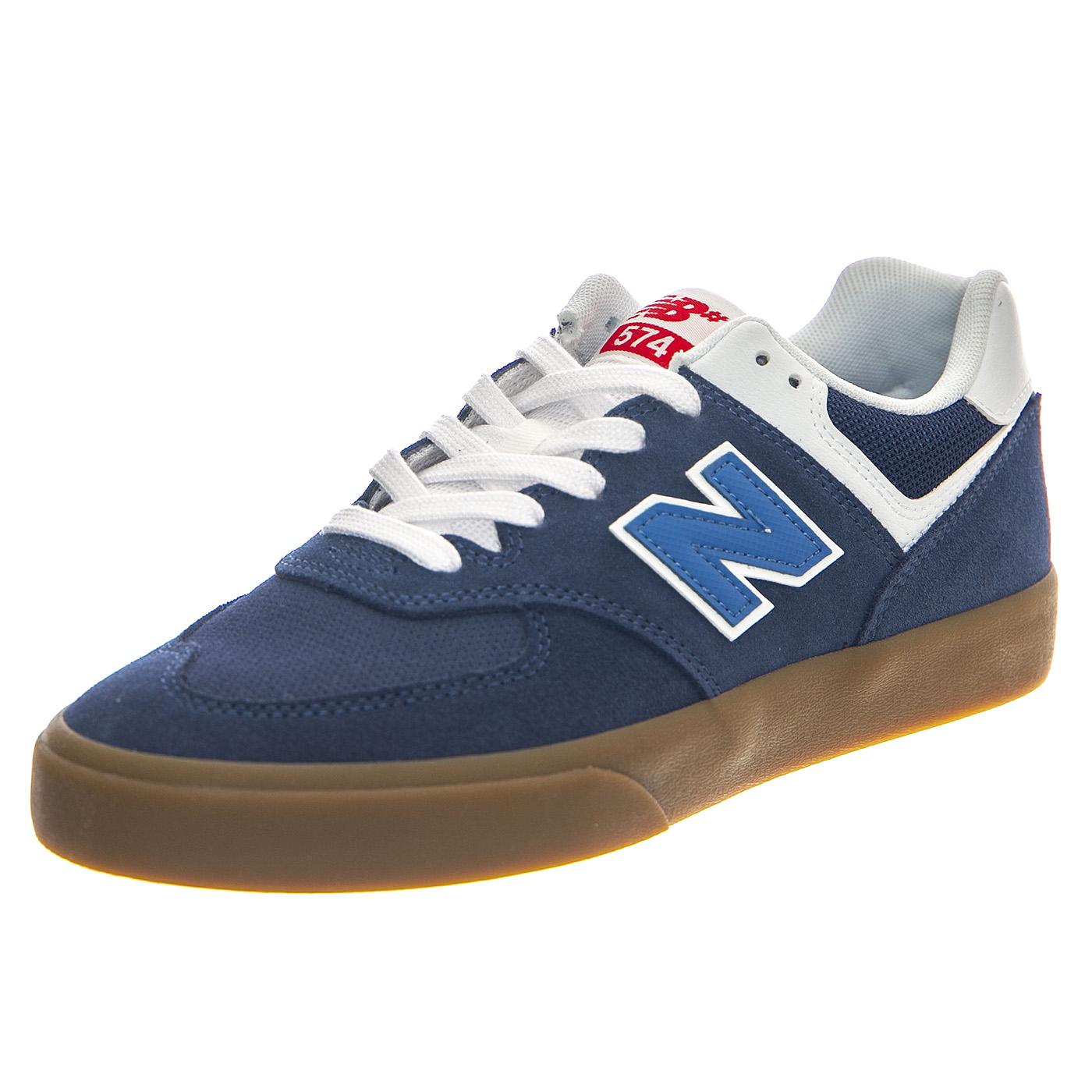 Numeric Skateboarding NB Navy Leather / Textile - Scarpe Profilo Basso Uomo Blu NM574VBY  NEW BALANCE 