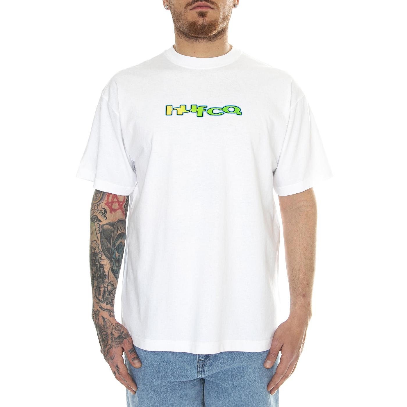 Club House S/S Tee White - Maglietta Girocollo Uomo Bianca TS02176-WHITE  HUF 