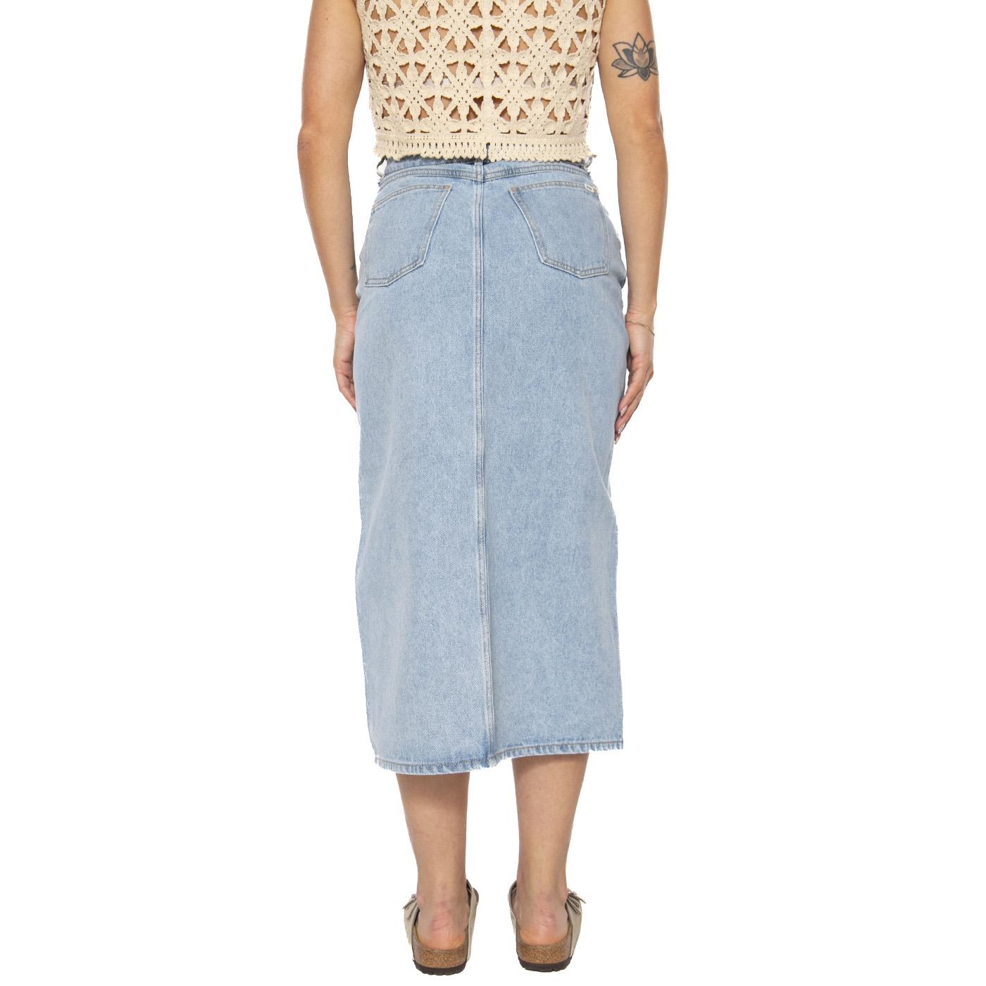Simplex Denim Skirt Cirrus - Gonna Denim Jeans Blu 411550123-CIU  OBEY 