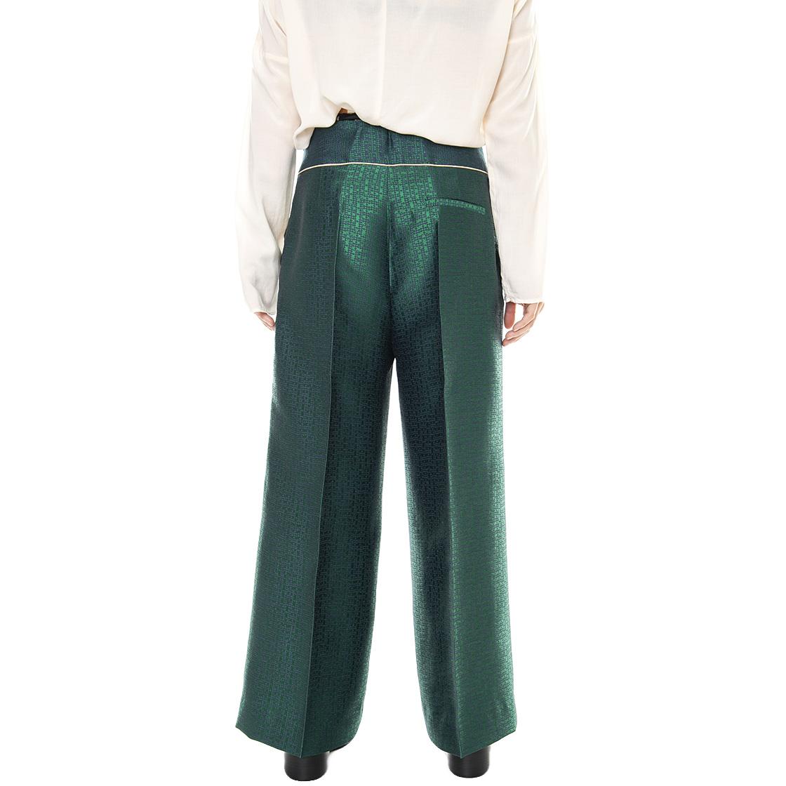 Classic 021SD25028 - Pantaloni Donna Verdi / Foresta / Pavone 021SD25028 -029068-01 . ALESSIA SANTI 