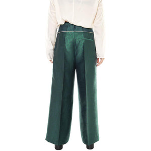 Classic 021SD25028 - Pantaloni Donna Verdi / Foresta / Pavone 021SD25028 -029068-01 . ALESSIA SANTI 