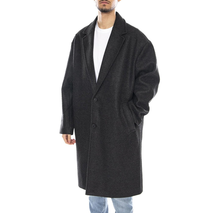 Worf Life Oversize Coat OTW -- Cappotto Uomo Nero 22031195-4765167 . ONLY & SONS 