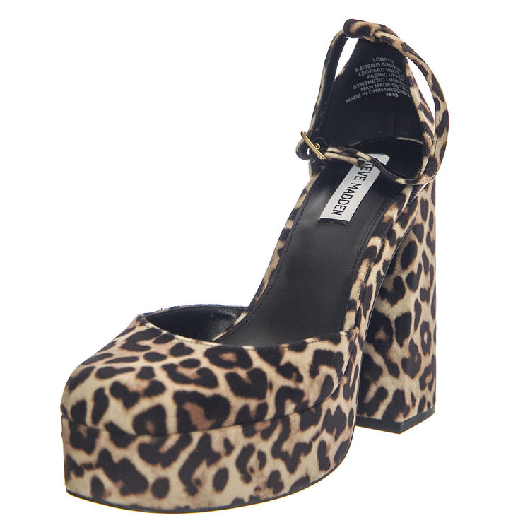 Londyn Leo Velvet - Sandali Donna Multicolore SM-LOND04S1-LEO  STEVE MADDEN 