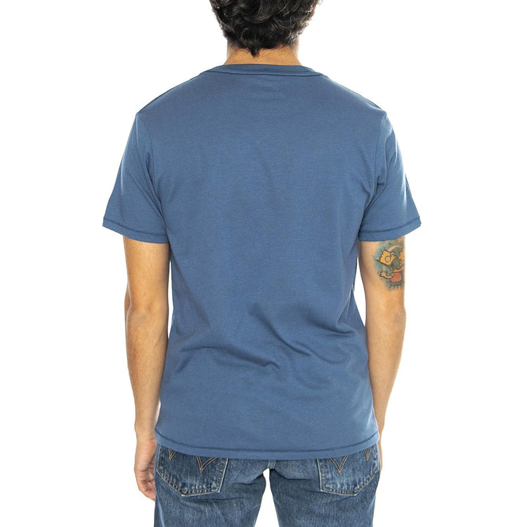 Basic S/S TLRT Koe Blue - Maglietta Girocollo Uomo Blu 22097-JOBLU  BRIXTON 