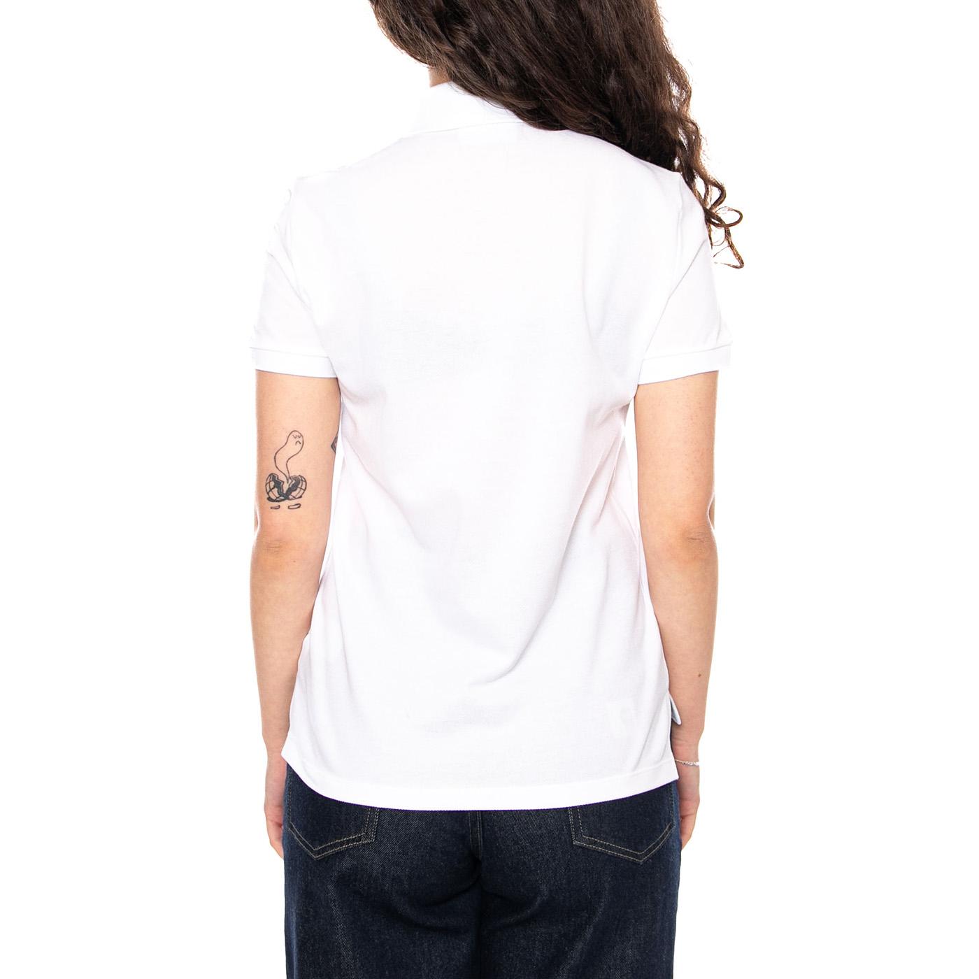 Maglietta M/C White Polo Shirt - Polo Donna Bianca PF7839 001 LACOSTE 