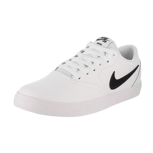 SB Check Solarsoft Skateboarding WHITE/BLACK 843895-101  NIKE 