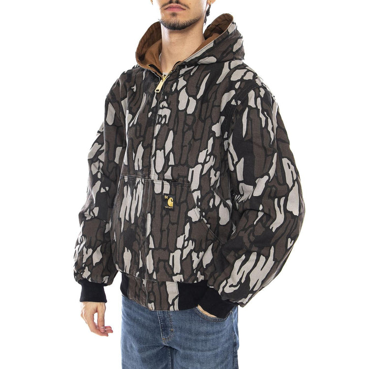 50 Years Anniversary OG Active Jacket Canvas Hamilton Brown / Camo Trebark - Giacca Uomo Marrone I036412.3GK02 . CARHARTT WIP 