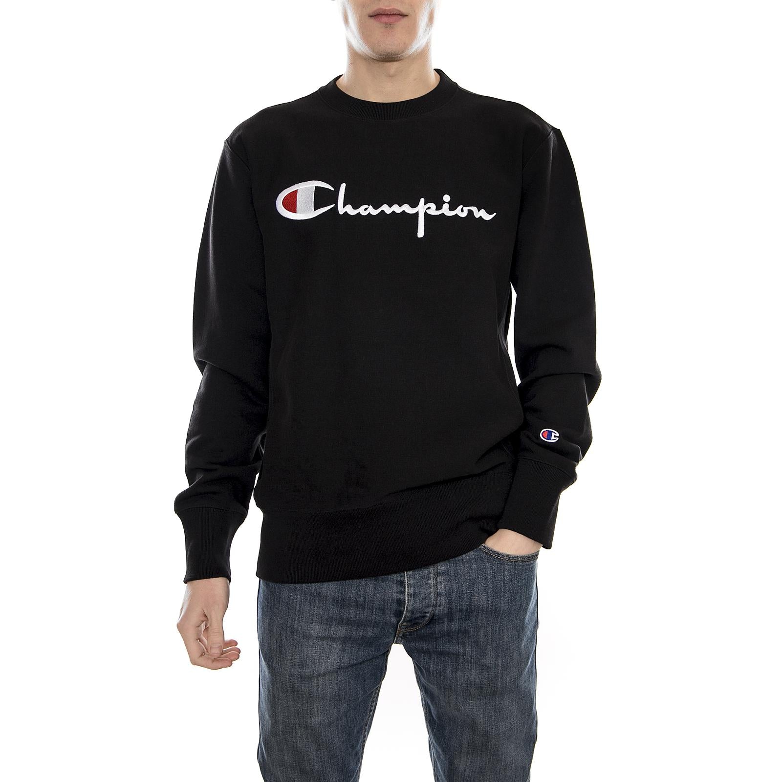 Crewneck Sweatshirt Logo Black 210975-KK001  CHAMPION 