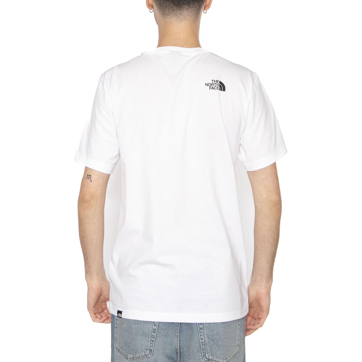 Men's S/S Fine Tee - Maglietta Girocollo Uomo Bianca NF0A8A6MFN41  THE NORTH FACE 