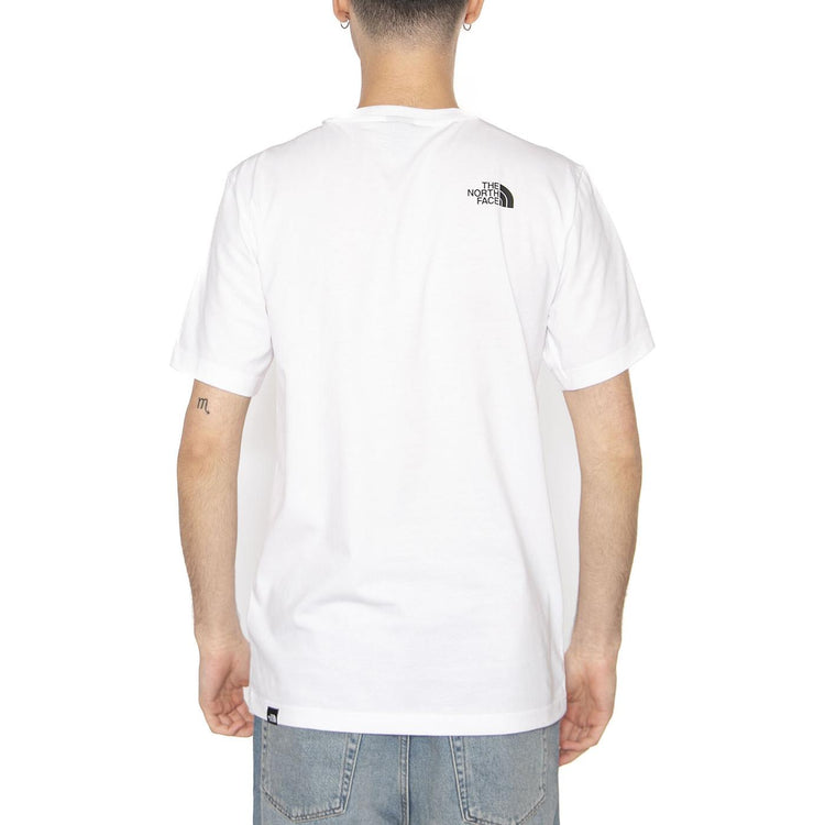 Men's S/S Fine Tee - Maglietta Girocollo Uomo Bianca NF0A8A6MFN41  THE NORTH FACE 