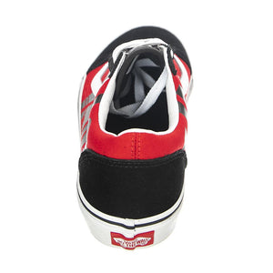Old Skool Black / Red - Scarpe Stringate Profilo Basso Uomo Nere / Rosse VN0A4VHV7WL1  VANS 