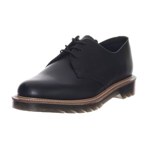1461 Straw Lace Up Shoes - Black Smooth - Scarpe Stringate Uomo Nere 1461STW23160001  DR.MARTENS 
