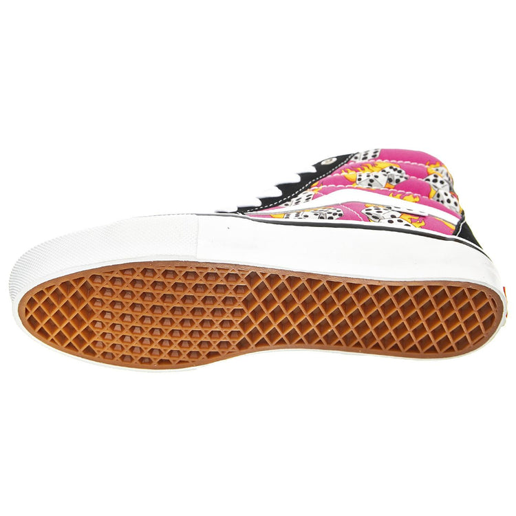 MN Skate SK8-Hi Fuchsia Fedora - Scarpe Stringate Profilo Alto Uomo Nere / Multicolore VN0A5FCCBLM1  VANS 