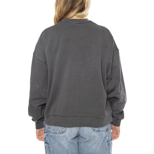 W Benton Sweatshirt - Grigia - Felpa Donna I034511_87_GD . CARHARTT WIP 