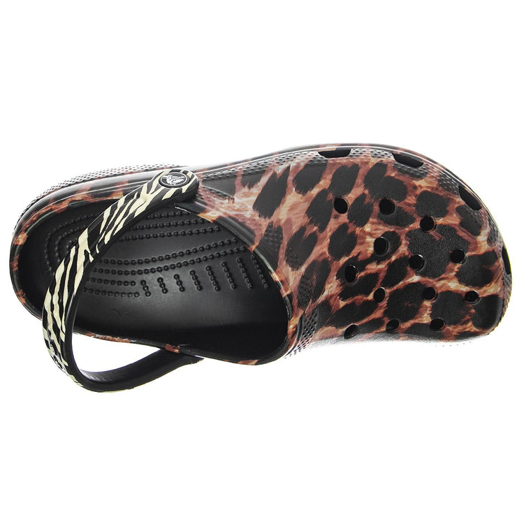 Classic Animal Remix Clog W Black/Multi Animal - Sandali Donna Multicolore CR.207840-BKMA  CROCS 