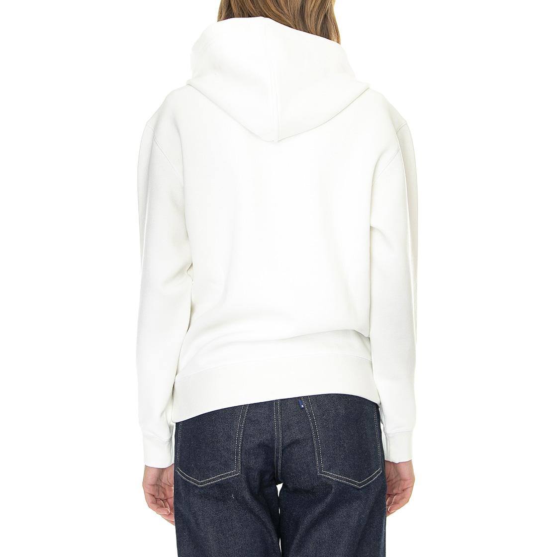 Sweatshirt-70V - Felpa con Cappuccio Donna Bianca SF7099-70V  LACOSTE 