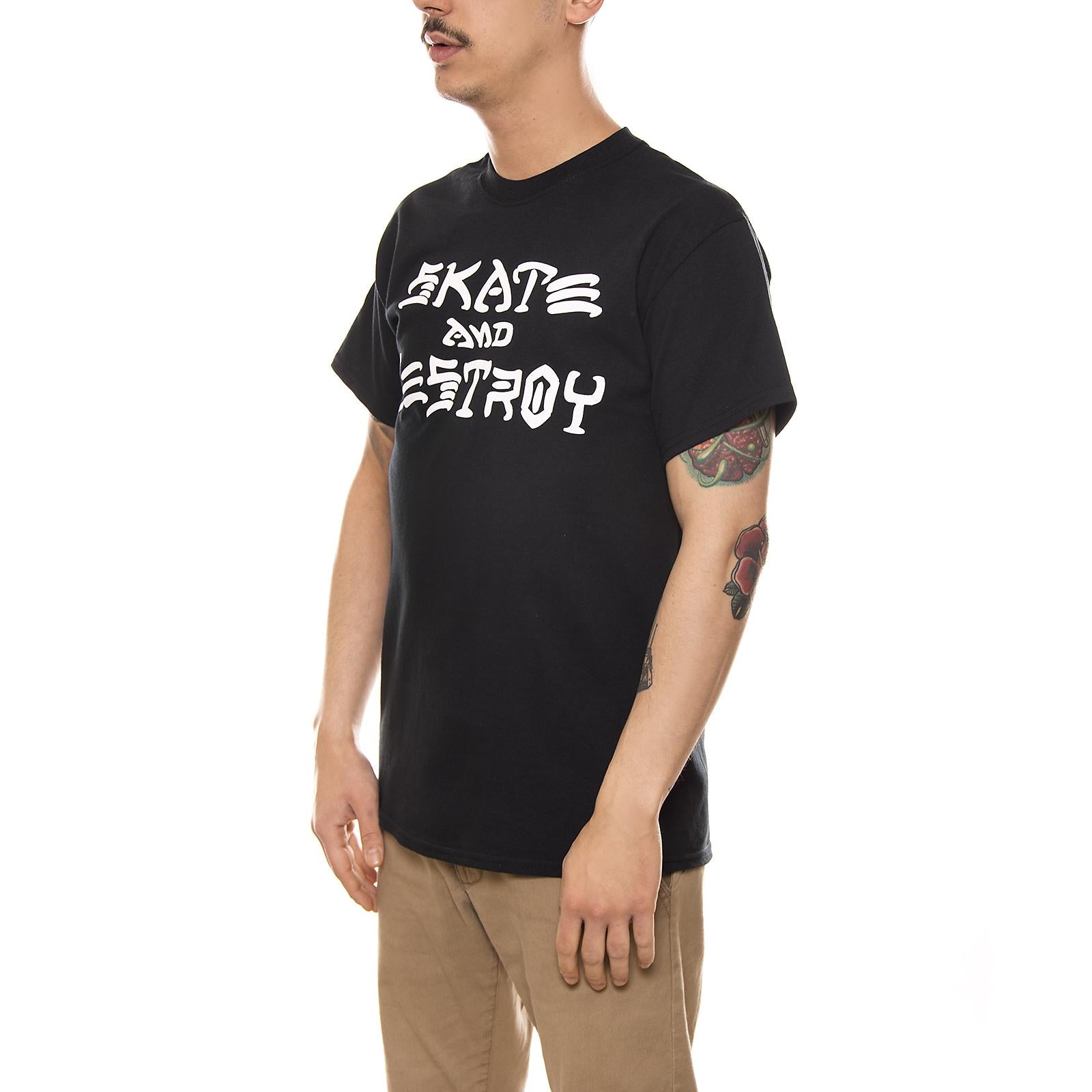 SKATE AND DESTROY BLACK 311003 BLK  THRASHER 