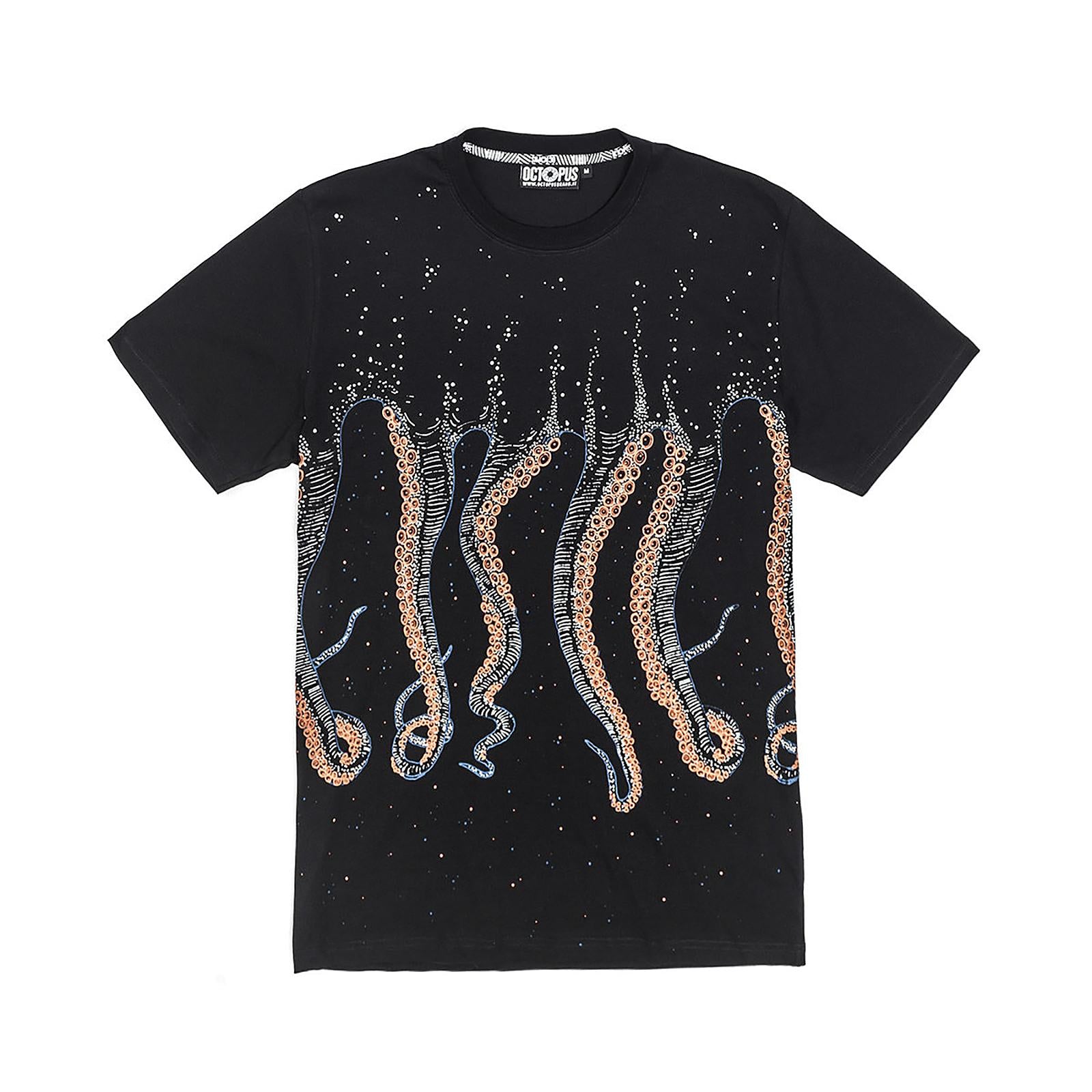OCTOPUS SPOTTED TEE Screen Printed T-shirt BLACK 113274_4  OCTOPUS 