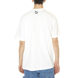 M' PUMA x STAPLE Graphic Tee Warm White - Maglietta Girocollo Uomo Bianca 539935-65  PUMA 