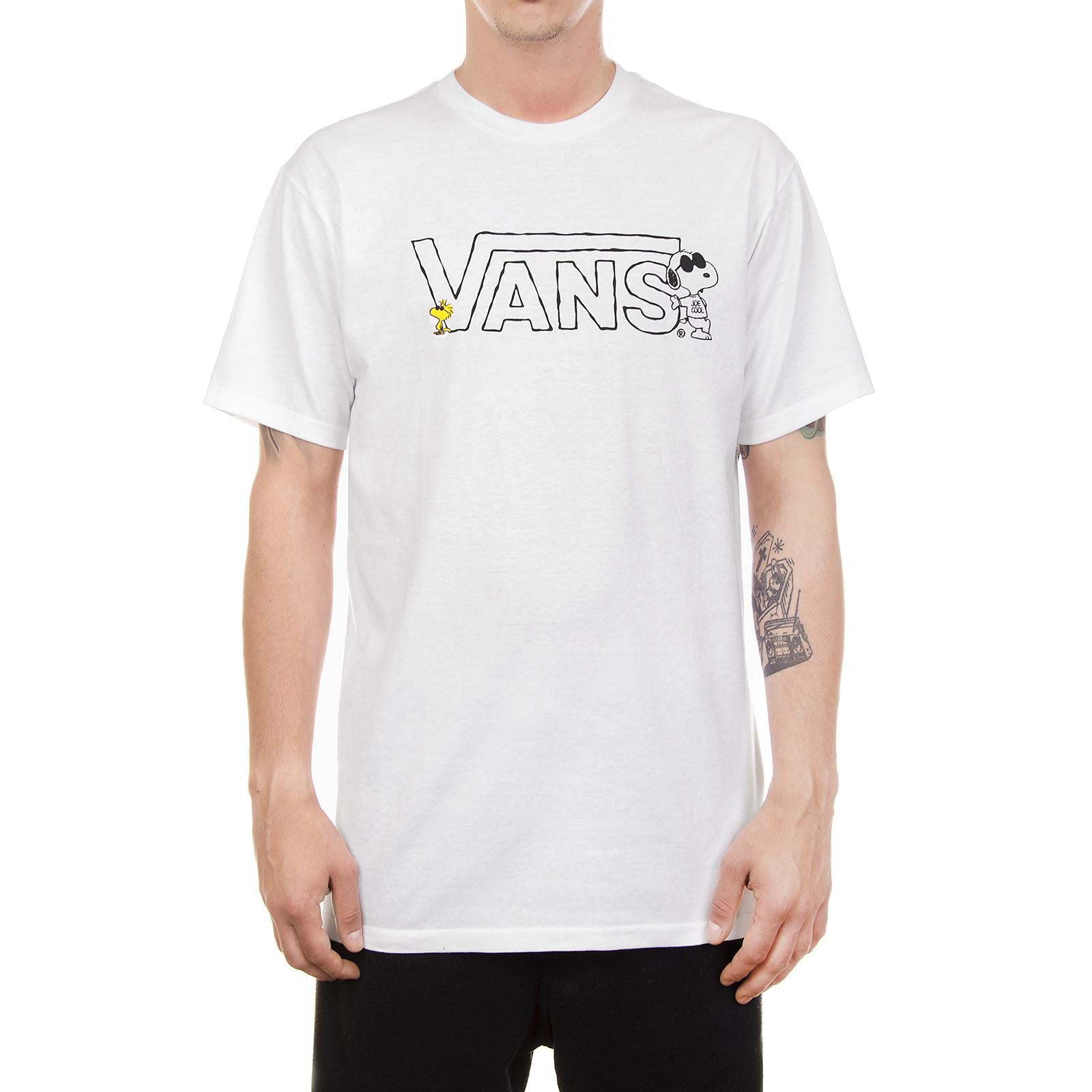 MN PEANUTS SS WHITE VA36LDWHT  VANS 