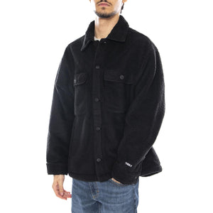 Thompson Shirt Jacket Black - Giacca Uomo Nera 121160059 BLK OBEY 
