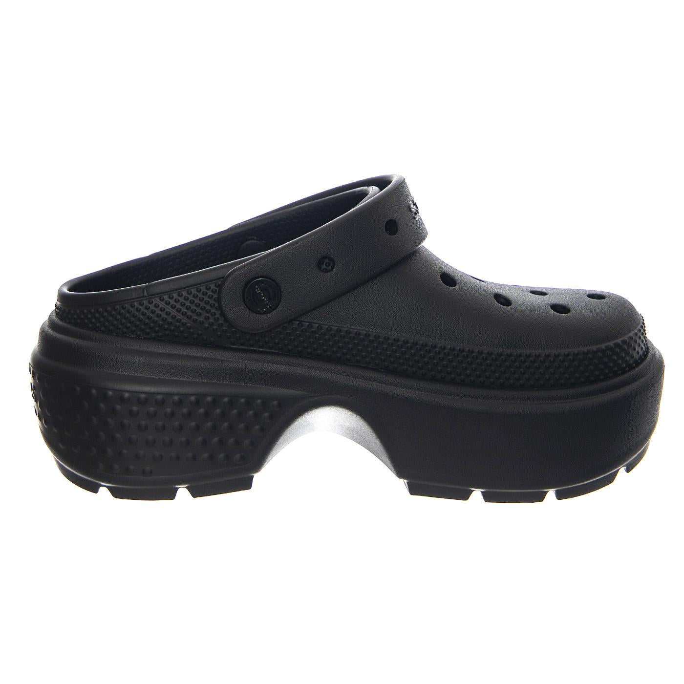 Stomp Clog Black - Sandali Donna Neri CR.209347-BLK  CROCS 