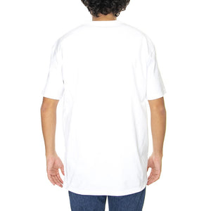 S/S Chase T-Shirt White / Gold - Maglietta Girocollo Uomo Bianca I026391-00RXX  CARHARTT WIP 