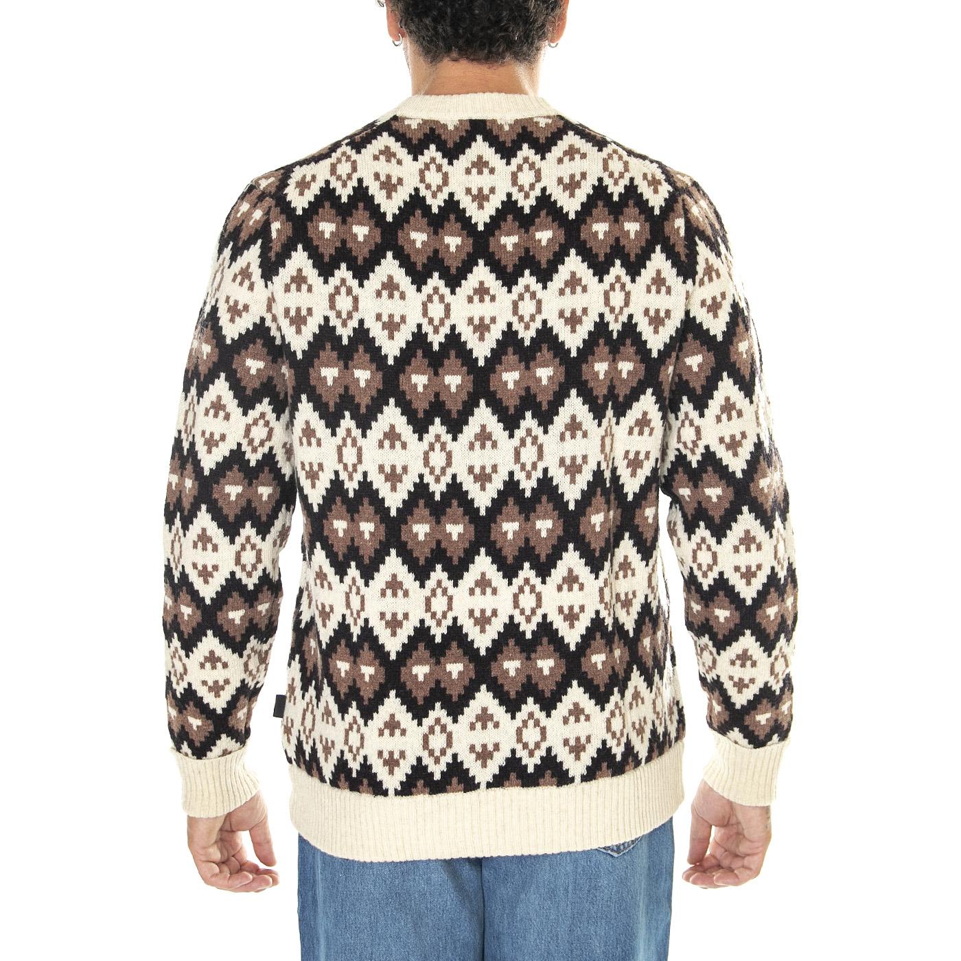 M's Recycled Wool-Blend Sweater Basin Green - Maglione Girocollo Uomo Multicolore 50655-MFLN  PATAGONIA 