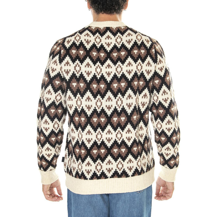 M's Recycled Wool-Blend Sweater Basin Green - Maglione Girocollo Uomo Multicolore 50655-MFLN  PATAGONIA 