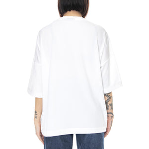 Womens Belinda T-Shirt - White - Maglietta Girocollo Donna Bianca 1711104-199  DR. DENIM 