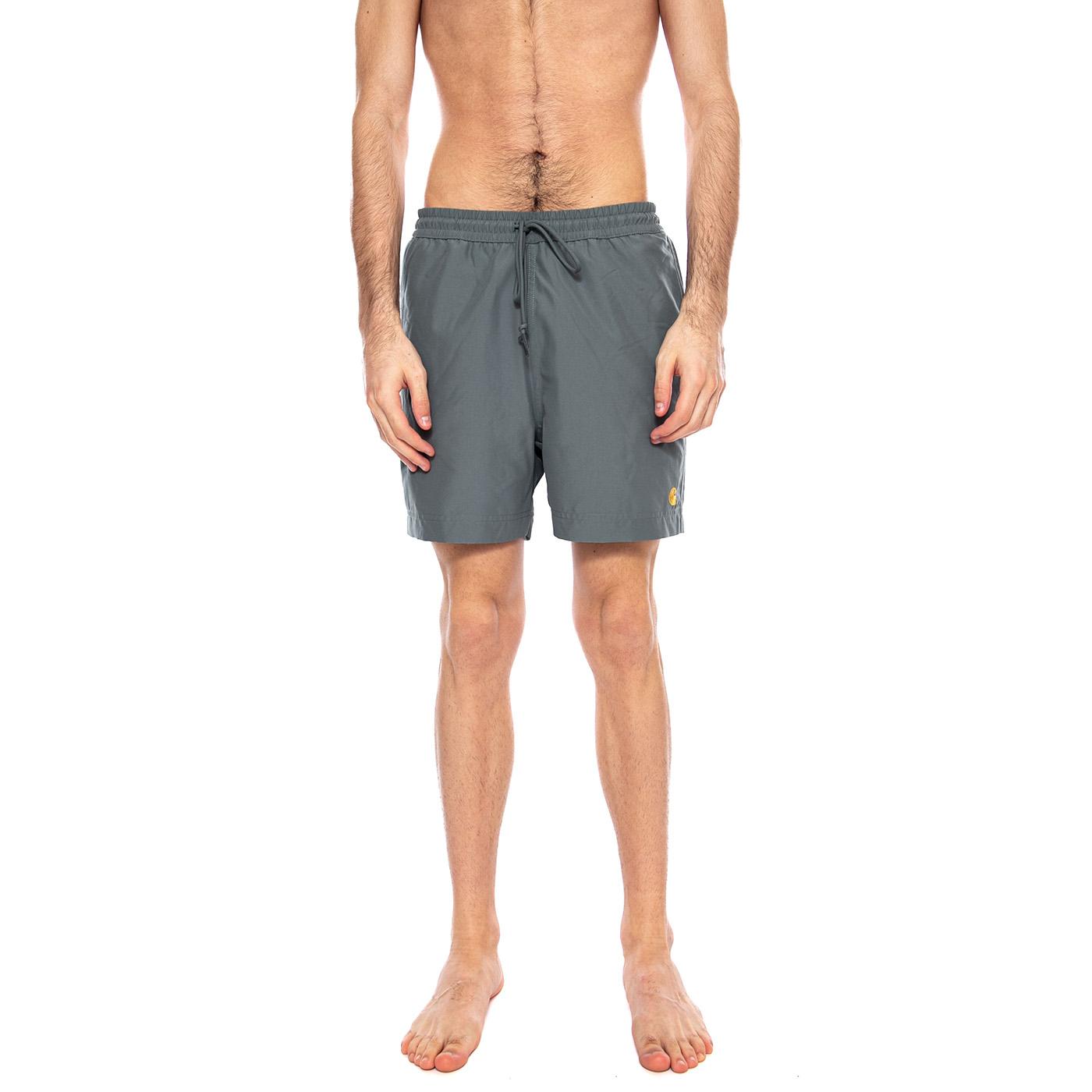 Chase Swim Trunks Velvet Green / Gold - Costume da Bagno Uomo Verde I035062 3H4XX CARHARTT WIP 