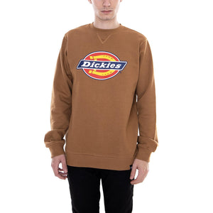 Harrison Duck Brown - Felpa Girocollo Uomo Marrone 02 200072-BD . DICKIES 