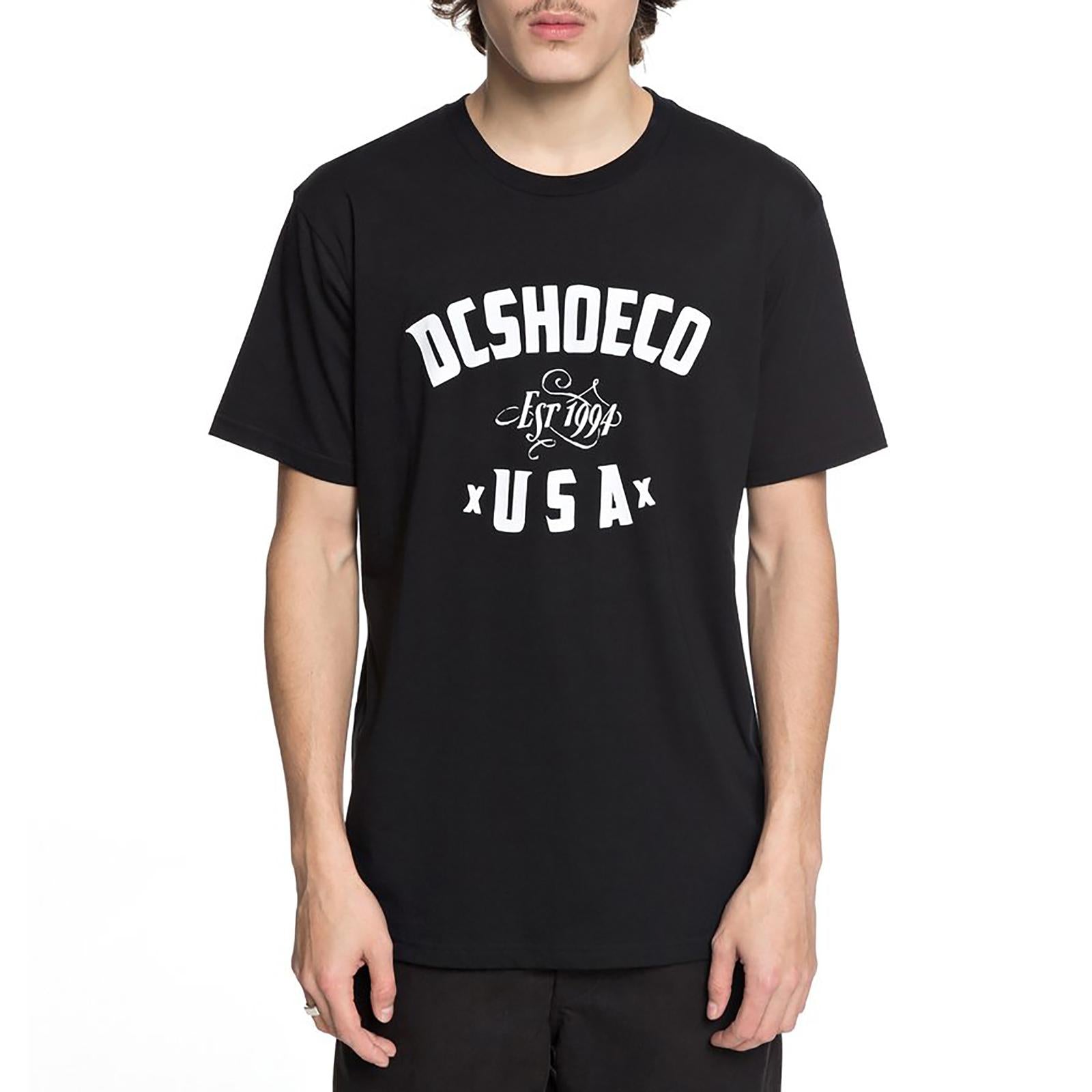 DC T-shirt DC Fusty SS Black EDYZT03794-KVJ0  DC 