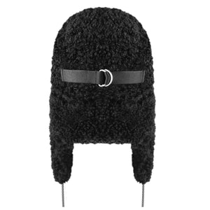Faux Shearling Utility Flap Cap Black - Cappello Nero K5356-BK001  KANGOL 