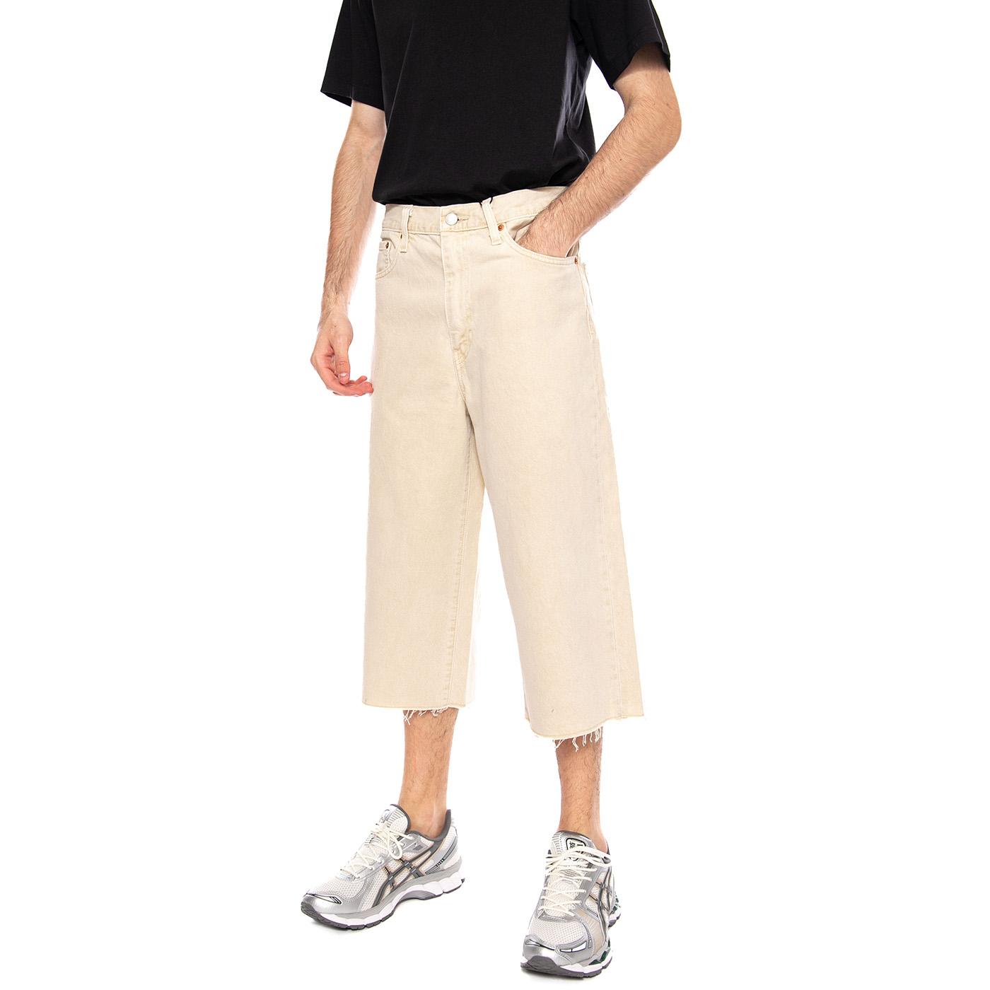 478 Baggy Capri - Ecru Goods White - Pantaloni Uomo Crema 004A8-0002 . LEVIS 