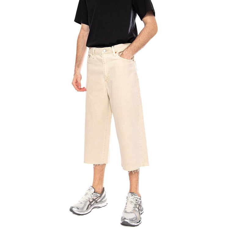 478 Baggy Capri - Ecru Goods White - Pantaloni Uomo Crema 004A8-0002 . LEVIS 