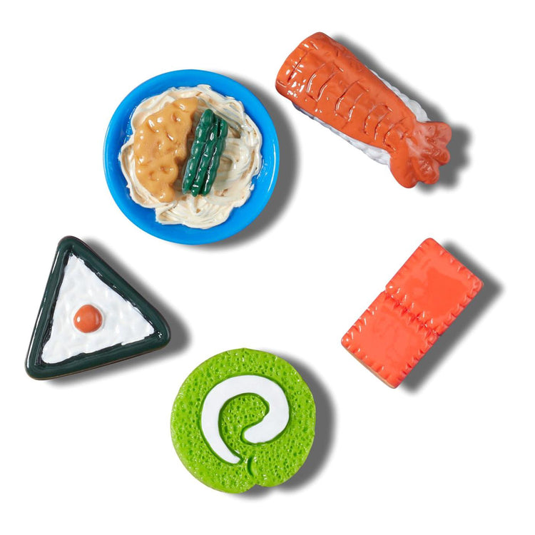3D Mini Sushi Party 5 Pack - Set di Charms per Calzature Crocs 10012175 . CROCS 