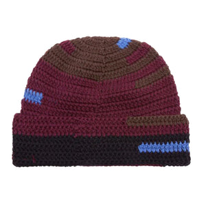 Fairmount Crotche Beanie Potent Purple Multi - Cappellino a Cuffia Multicolore 100030227-POTENT PURPLE MULTI  OBEY 