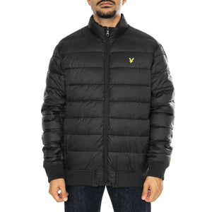 Funnel Neck Wadded Jacket Jet Black - Giacca Uomo Nera JK2100V-Z865  LYLE & SCOTT 