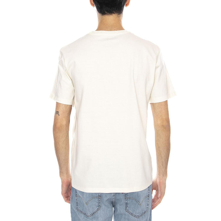 Hawkins High Tee Marshmallo W - Maglietta Girocollo Uomo Beige 112378555 . WRANGLER 