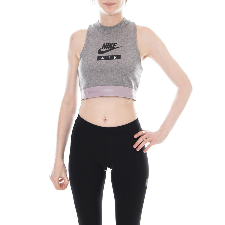 Sportswear Top  CARBON HEATHER/ELEMENTAL ROSE/BLACK 893068-091  NIKE 