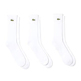 Chaussettes - Set de Trois Paires de Chaussettes Blanches avec Logo Lacoste ACCESSOIRES LACOSTE