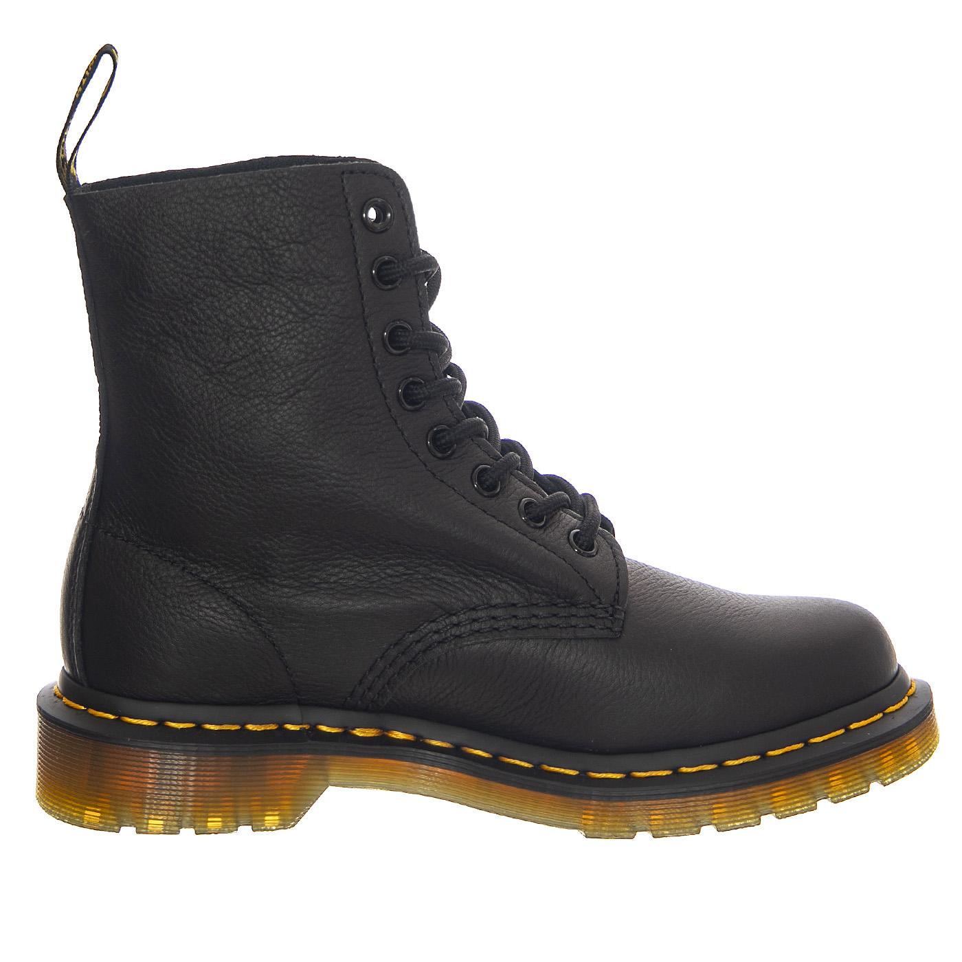 1460 Pascal Black Virginia - Stivaletti Donna Neri 13512006  DR.MARTENS 