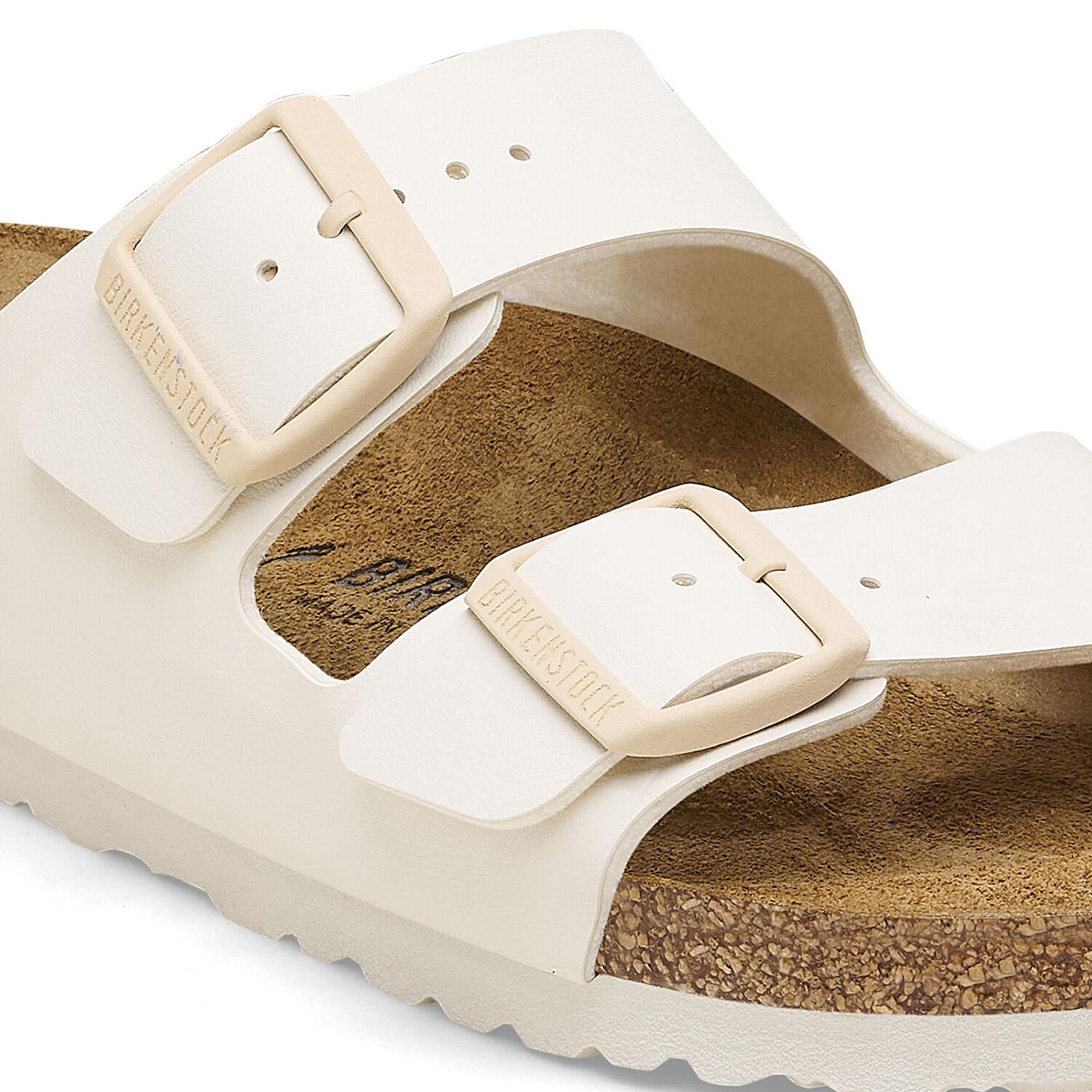 Arizona Bs Eggshell Narrow Fit - Sandali Donna Bianchi - Calzata Stretta 1027339  BIRKENSTOCK 